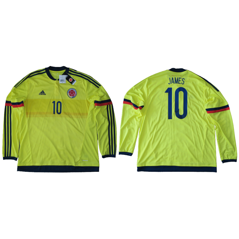 JAMES #10 FCF COLUMBIA QUALIFICATIONS HOME Official Jersey Soccer XL 2015-2018